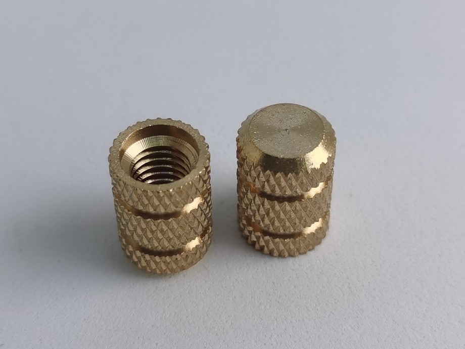 Inlaid copper nuts